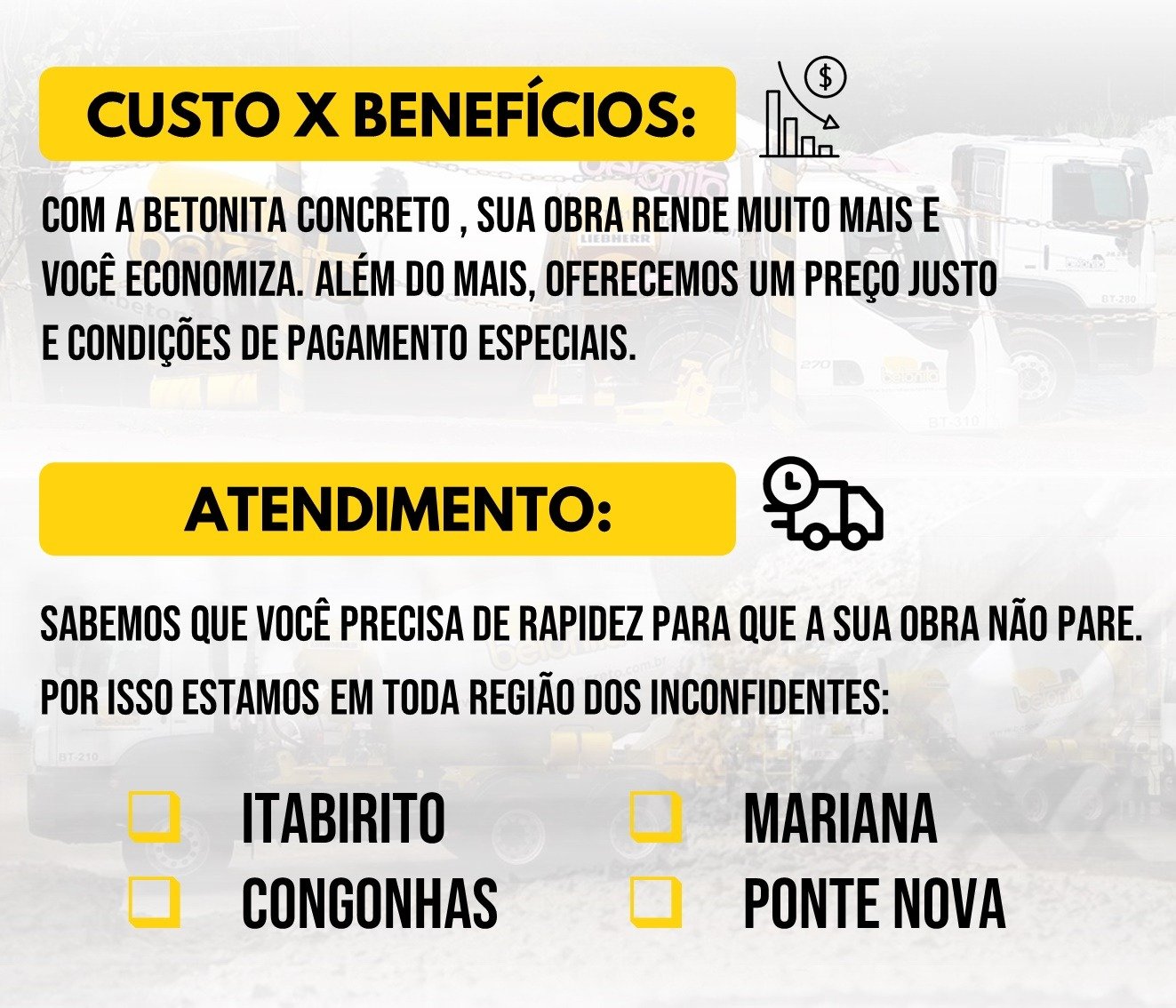 Betonita Concreto - Itabirito MG